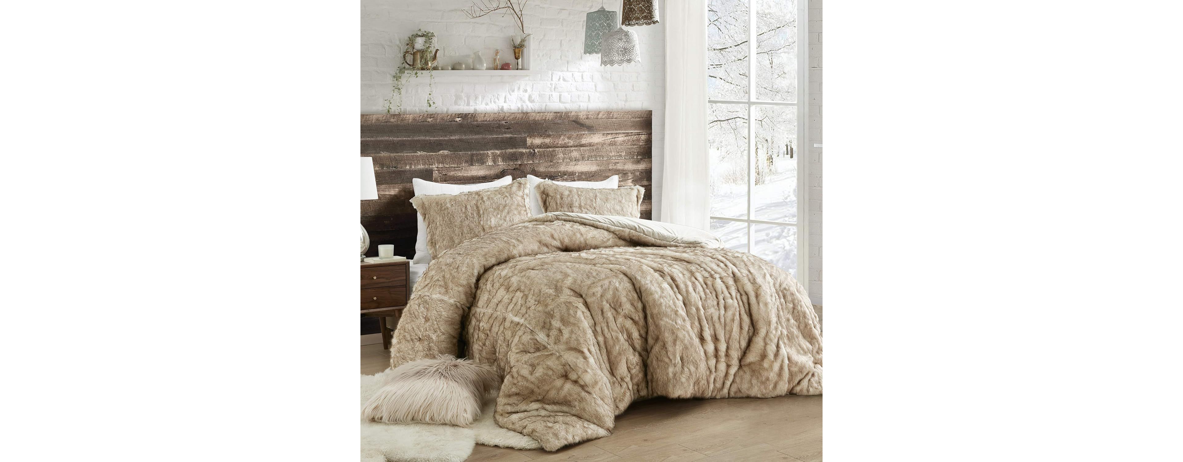 Coma Inducer Oversized Comforter - Arctic Bear - Tundra Brown