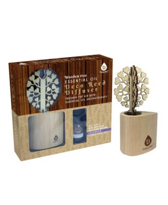 PURSONIC 3D Tree Reed Diffuser with 100% Pure Lavender Essential Oil ...