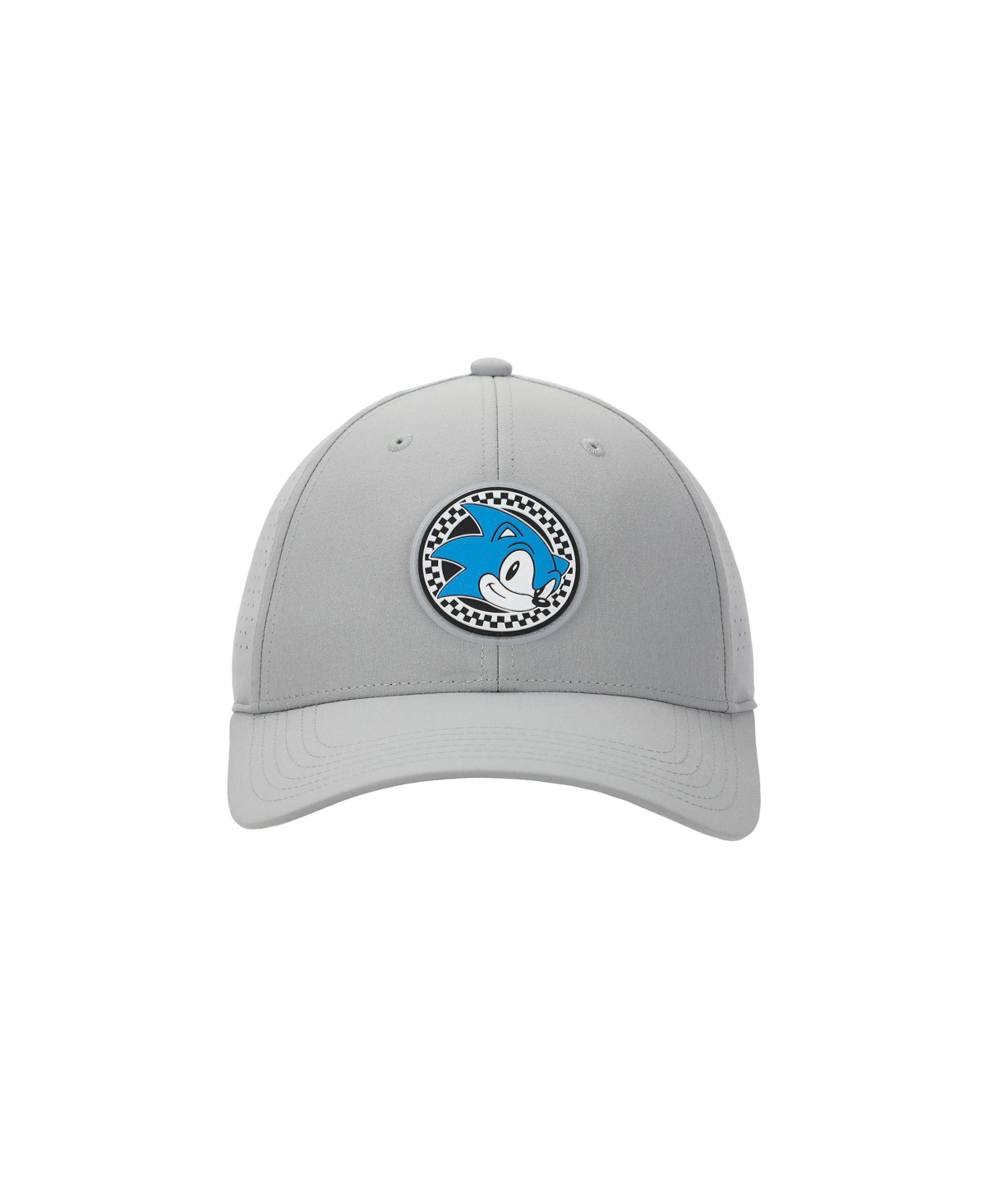 Men's Sonic Head Adult Gray Traditional Adjustable Hat - Gray