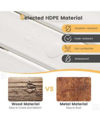 14 Inch Square Weather-Resistant Adirondack Side Table