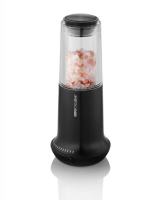 GEFU Stainless Steel With Ceramic Grinder Black Finish Salt or Pepper Mill