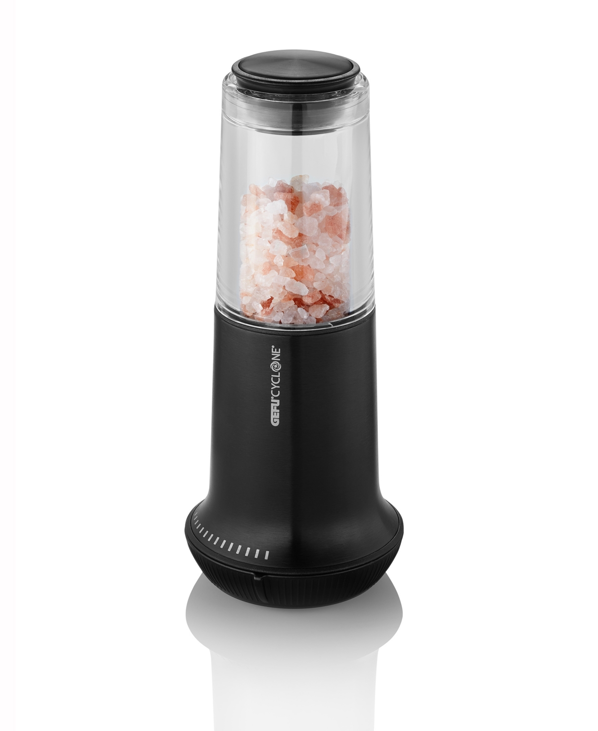 Gefu Stainless Steel With Ceramic Grinder Black Finish Salt or Pepper Mill