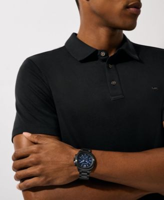 Men's Sage Chronograph Black IP Stainless Steel Watch 42mm