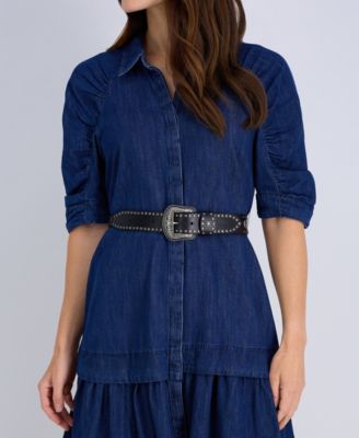 Women's Western Concho Scalloped Belt