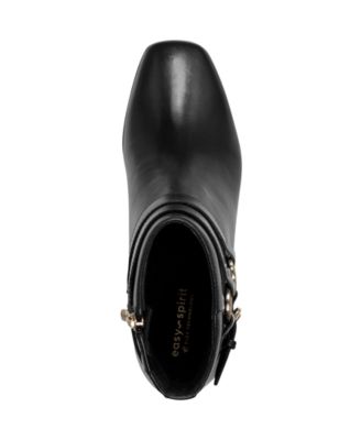 Women's Sarafina eFlex Leather Block Heel Booties