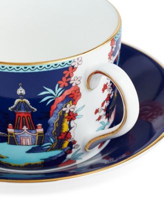 Wonderlust Set/4 Teacup & Saucer