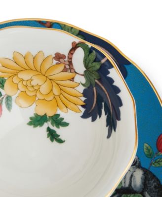 Wonderlust Sapphire Garden 2 Piece Teacup Saucer Set