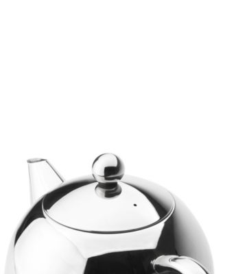 GEFU Stainless Steel Silver 34 Fluid Oz Teapot