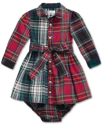 Ralph lauren shops baby girl plaid dress