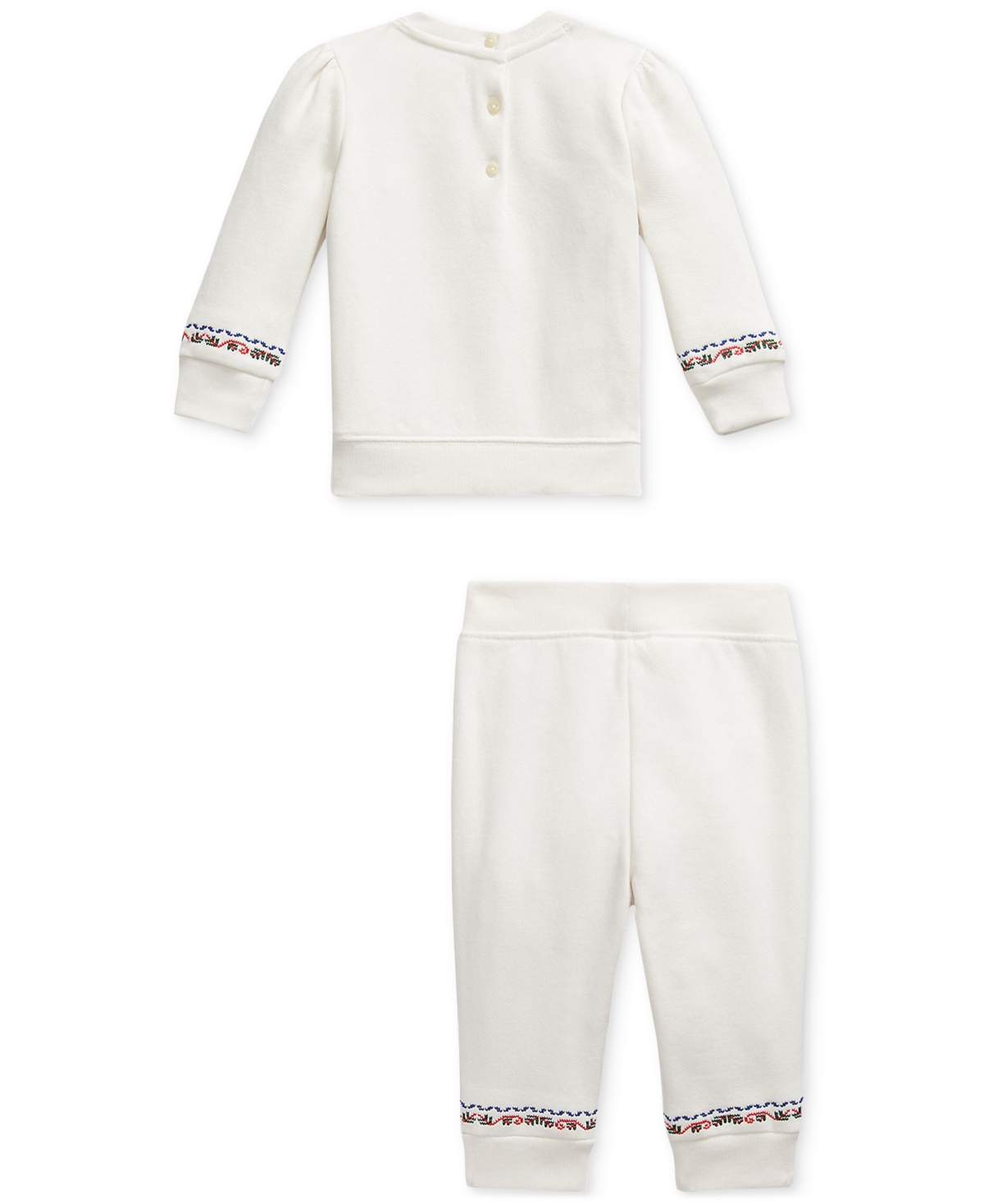 Polo Ralph Lauren Baby Fleece Peached Piece-Dyed Sweatshirt & Pants, 2 Piece Set