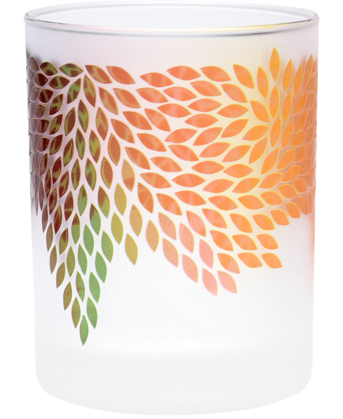 Culver Double Old-fashioned Glass, Set Of 4 In Orange