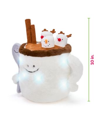 Star Brights 12" LED Light-Up Plush Hot Chocolate Toy, Created for Macy's