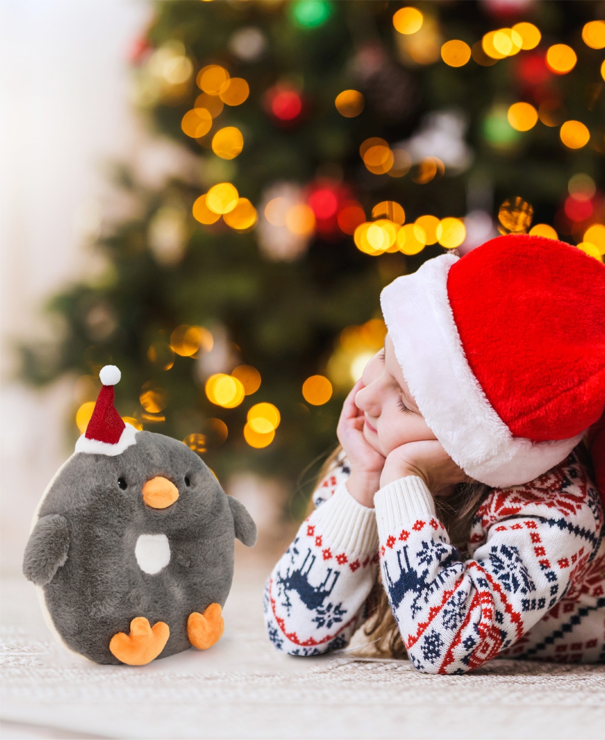 Geoffrey's Toy Box Tasties 10" Donut Holiday Penguin Plush Toy, Created For Macy's In No Color