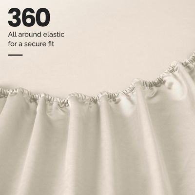 1200 Thread Count Egyptian Cotton Deep Pocket 4 Piece Sheet Set, Queen