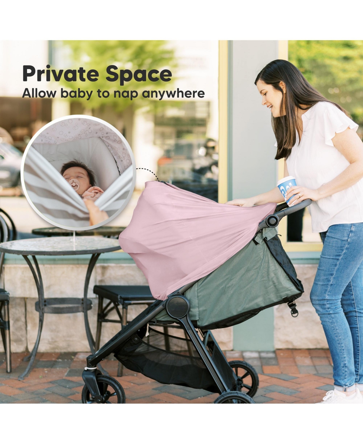 KeaBabies Baby Car Seat Cover, All-in-1 Nursing Cover, Car Seat Covers for Babies, Infant Car Seat Cover