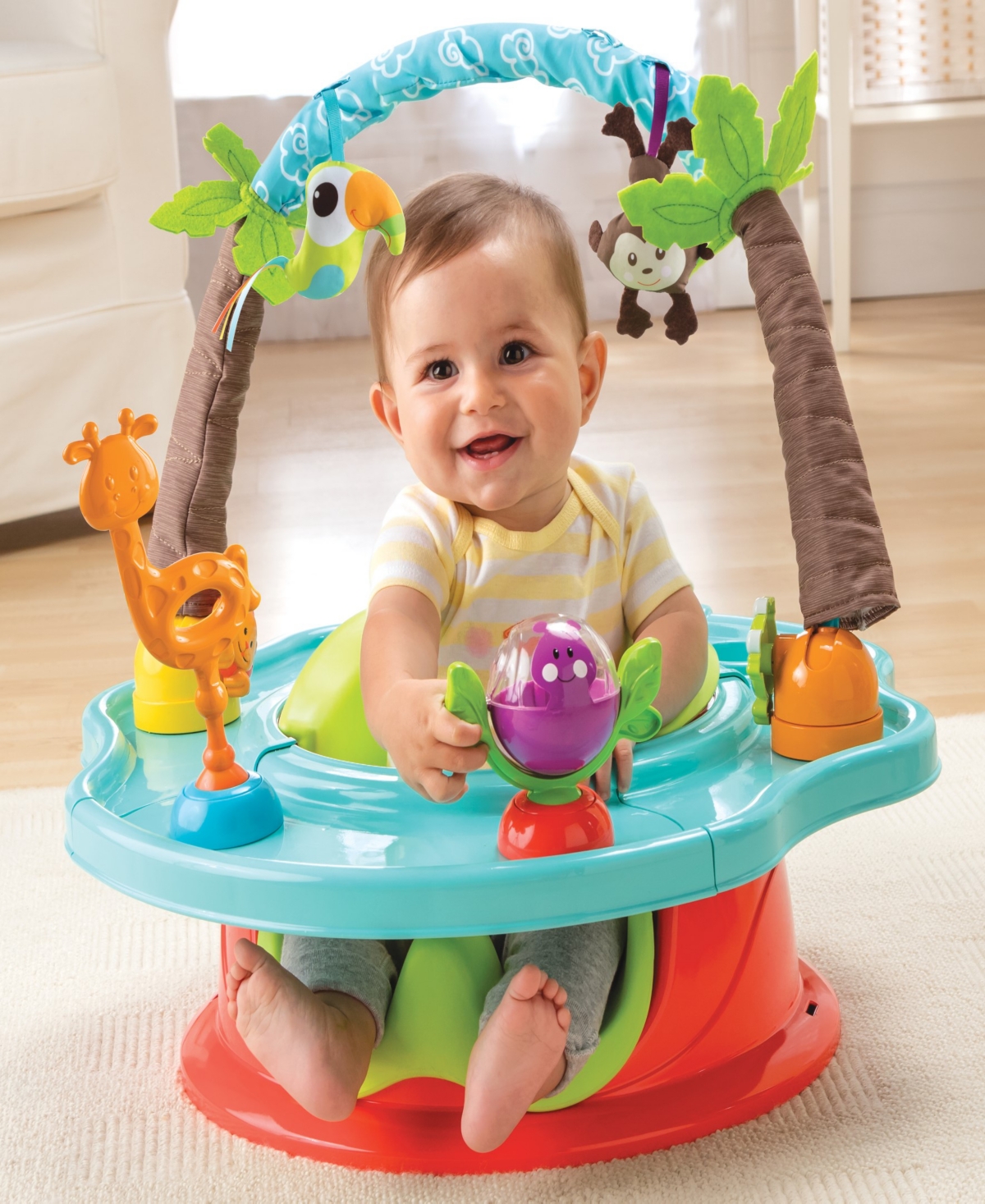 Ingenuity Baby Deluxe Superseat Wild Safari Baby Gear In Multi