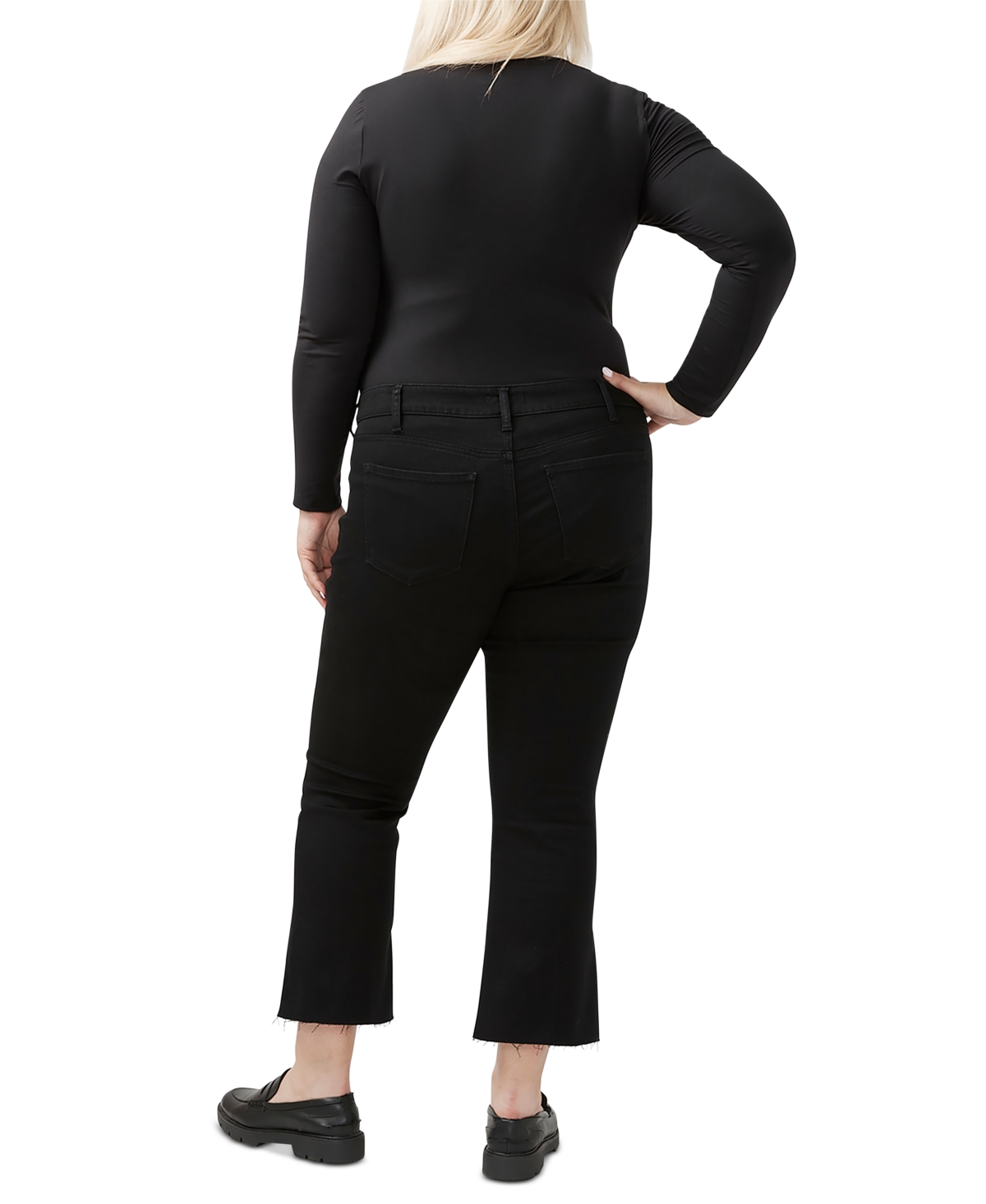 Silver Jeans Co. Plus Size Suki Mid-Rise Curvy Fit Kick Flare Jeans