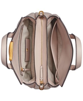 Amagansett Soft-Rolled Leather Satchel with Sculpted Magnet Closure