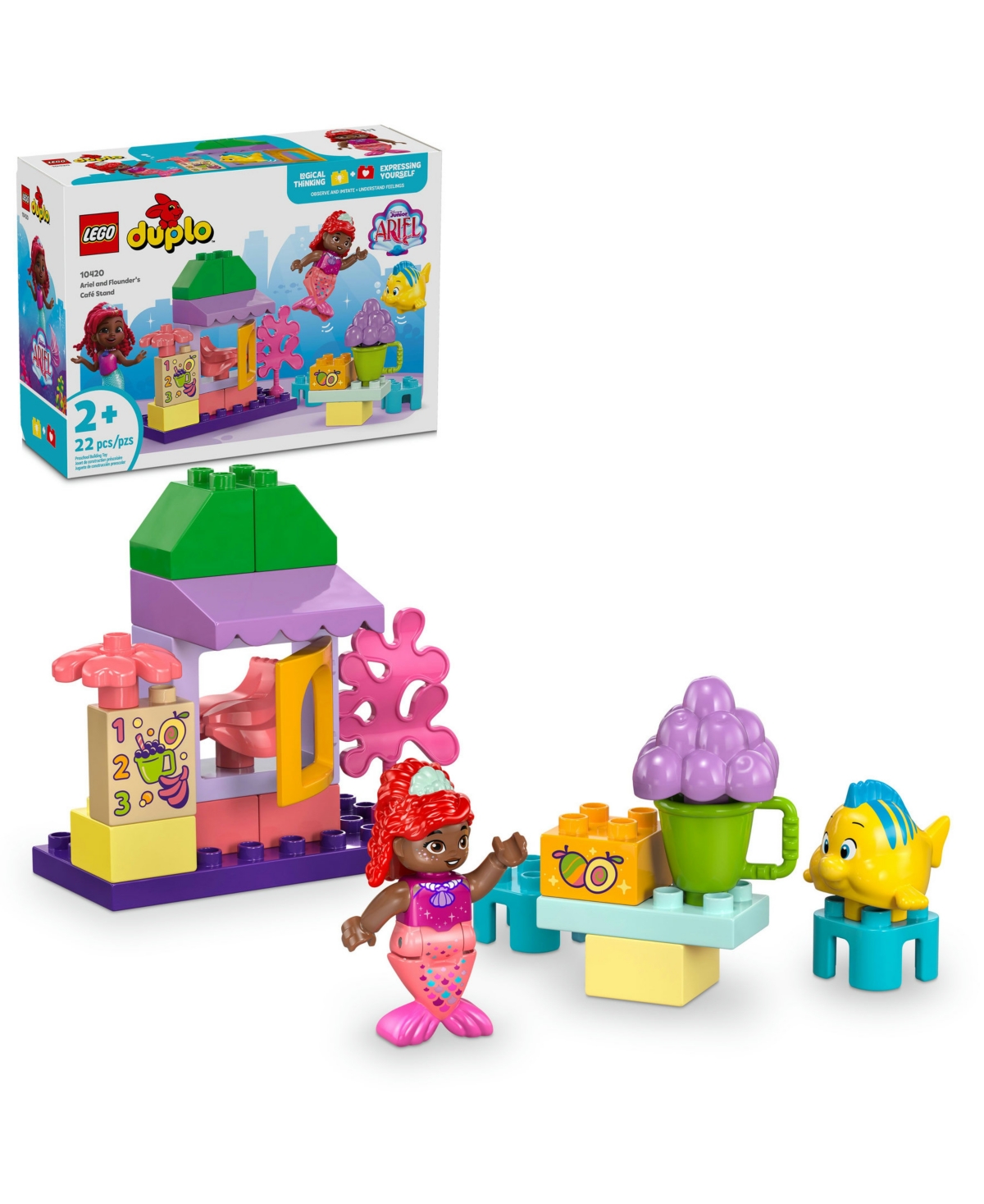 LEGO DUPLO DISNEY ARIEL AND FLOUNDER'S CAFE STAND 10420 