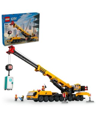 LEGO® City Yellow Mobile Construction Crane Toy Set 60409 Macy's
