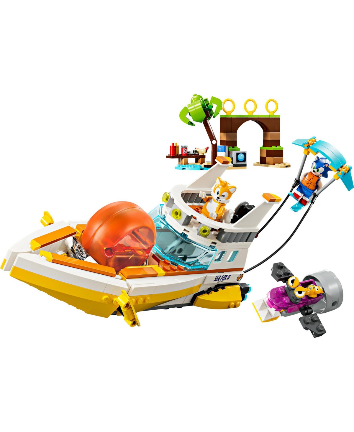 Lego Sonic The Hedgehog Tails' Adventure Boat Toy 76997 In Multi Color