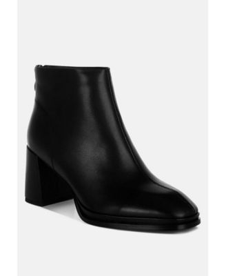 Armada Genuine Leather Square Toe Boots