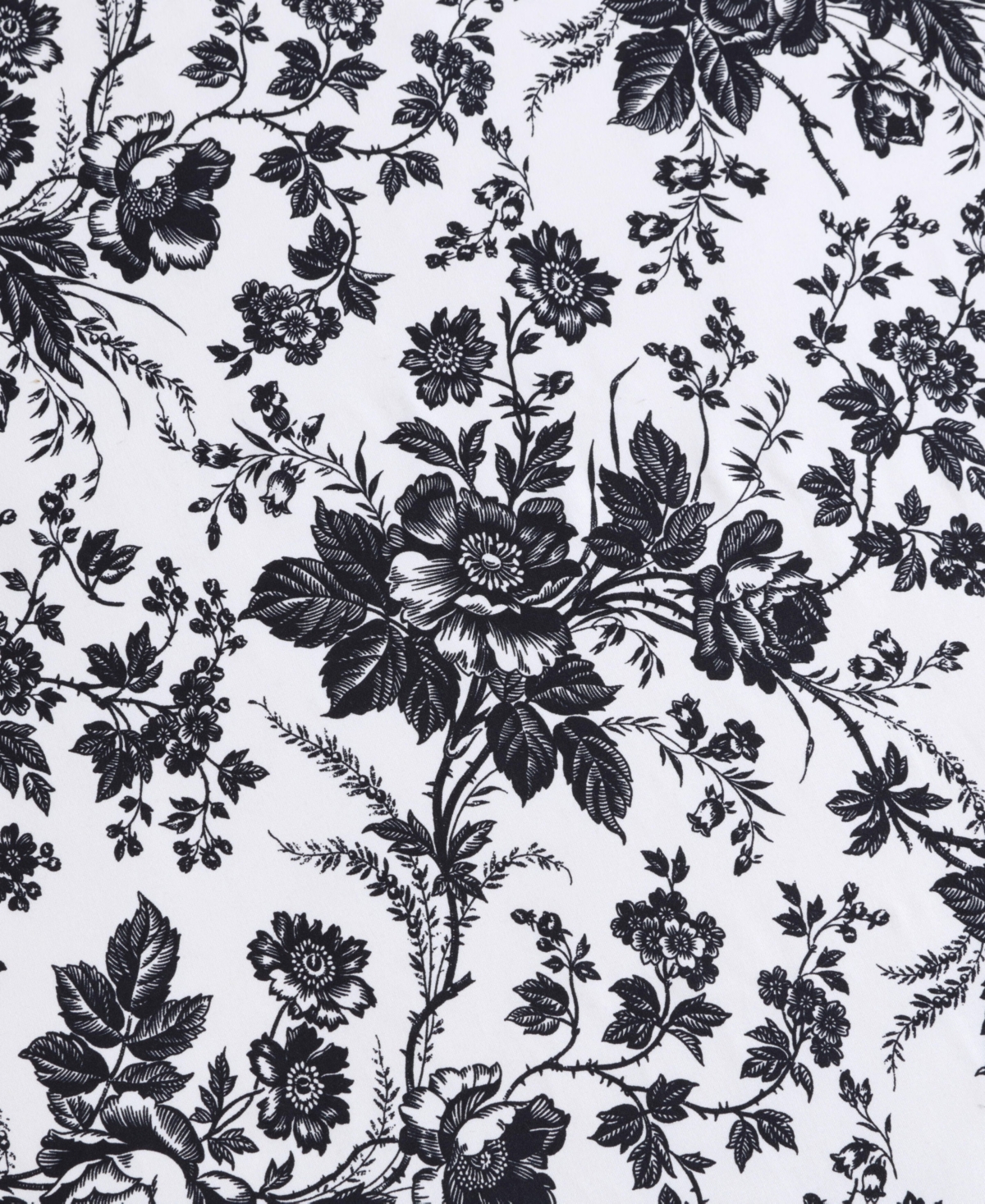 Shop Betsey Johnson Printed Microfiber 3 Piece Sheet Set, Twin Xl In Black Toile