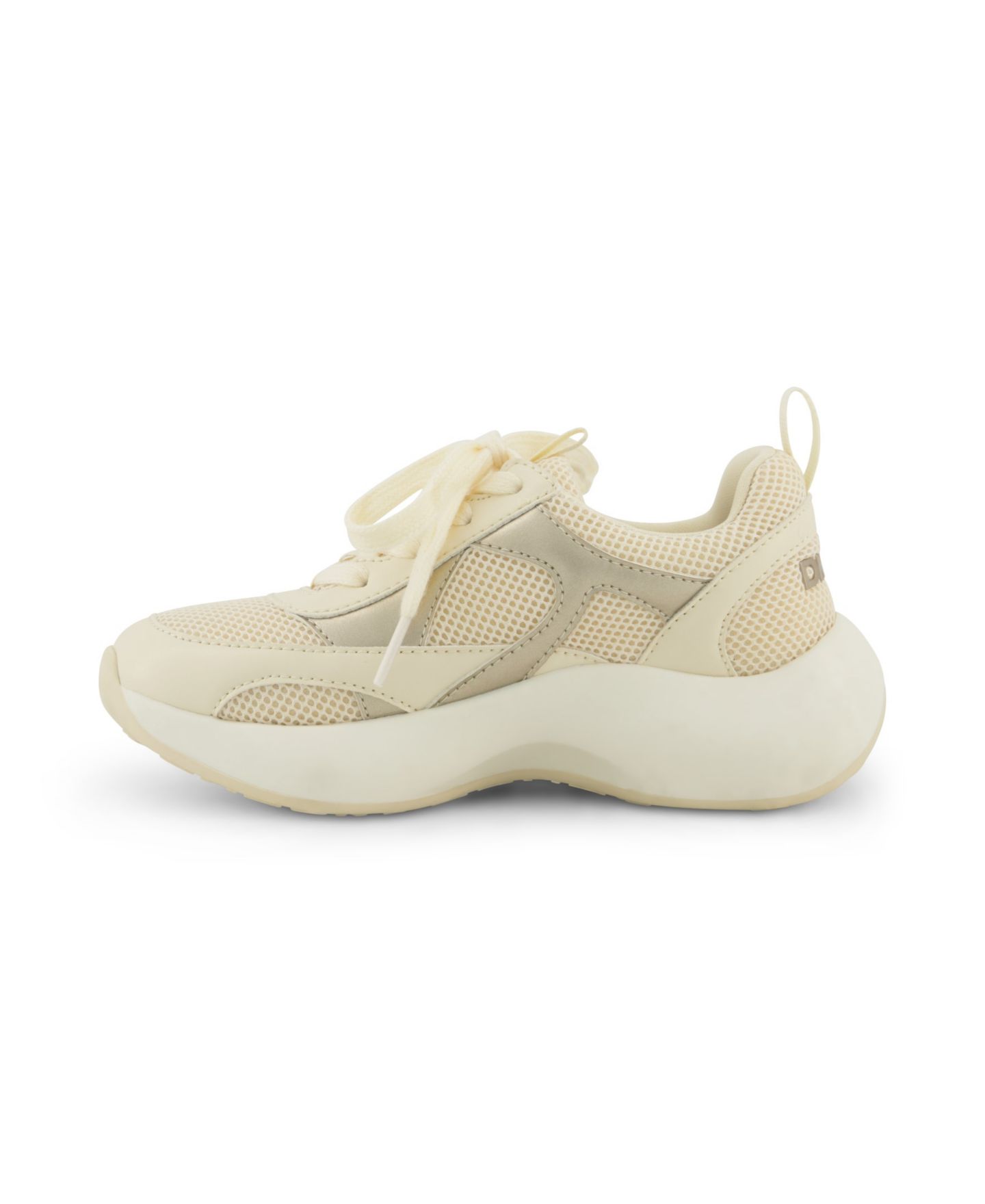Кроссовки DKNY Taylor Teresa Logo Sneaker для девочек, цвет: Кремовый — фото 2