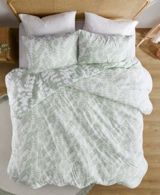 Aria Floral Print Reversible 3-Pc. Comforter Set, Full/Queen