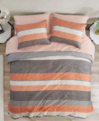 Jaxon Wide Stripe 7-Pc. Comforter Set, King