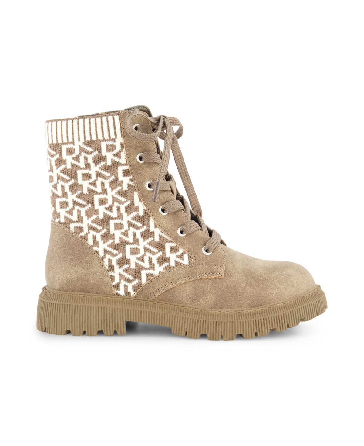 Dkny Little And Big Girls Ava Marissa Lug Boot In Animal Print