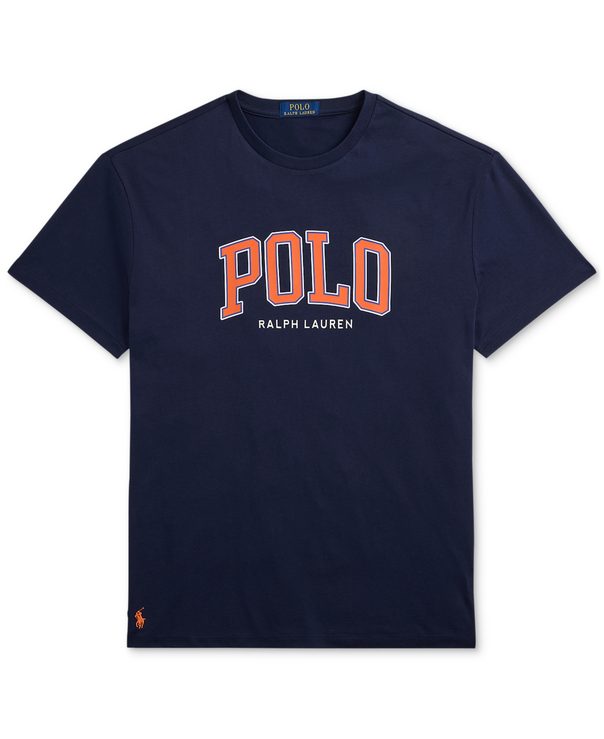 Polo Ralph Lauren Classic Fit Logo Jersey T-shirt In Cruise Navy