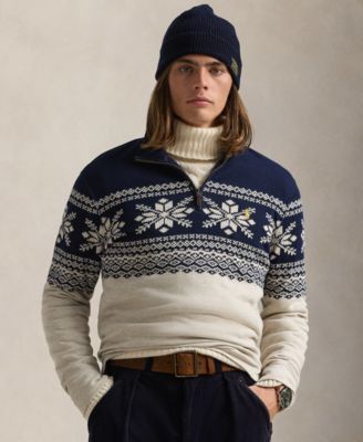 Polo Ralph Lauren Men s Snowflake Estate Rib Pullover Macy s