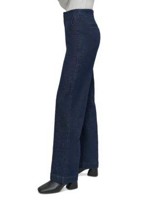 Petite High-Rise Wide-Leg Trouser