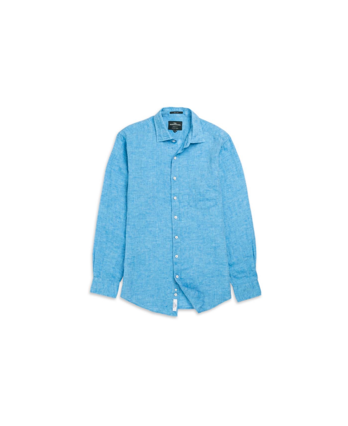 Rodd Gunn Men's Coromandel Linen Long Sleeve Slim Fit Shirt