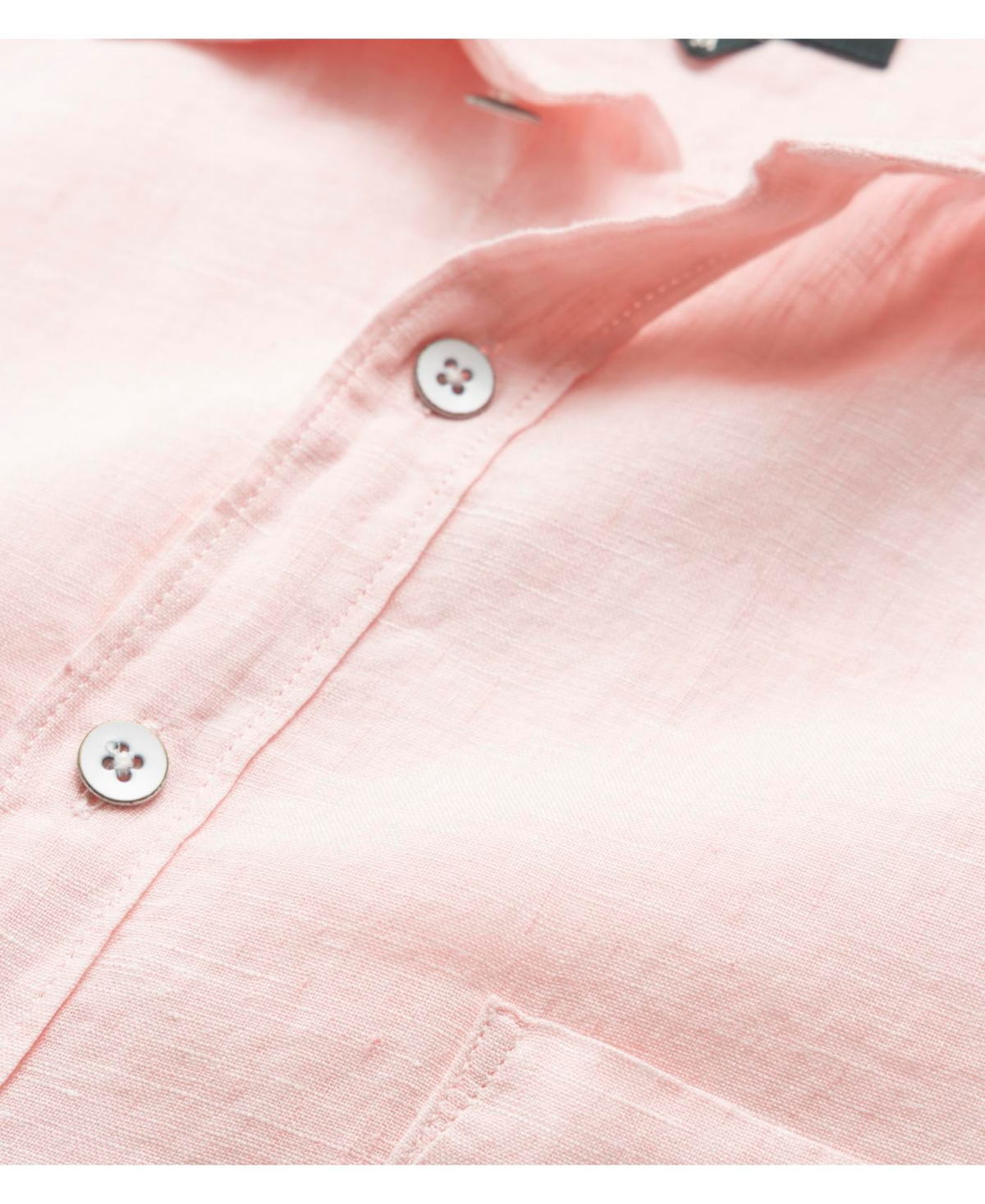 Rodd & Gunn Coromandel Button-up Linen Shirt In Pink