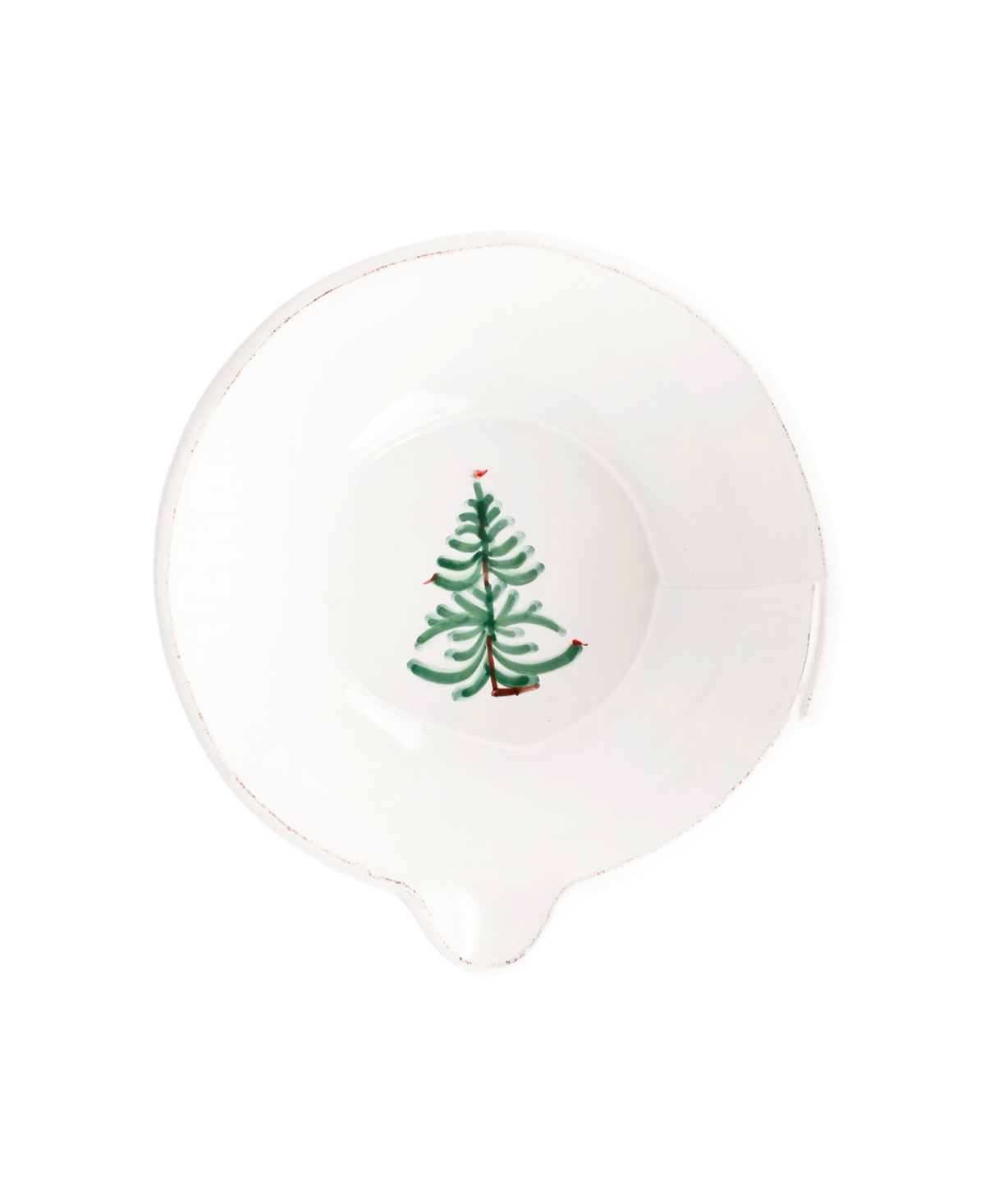 Vietri Lastra Holiday Medium Mixing Bowl In Green
