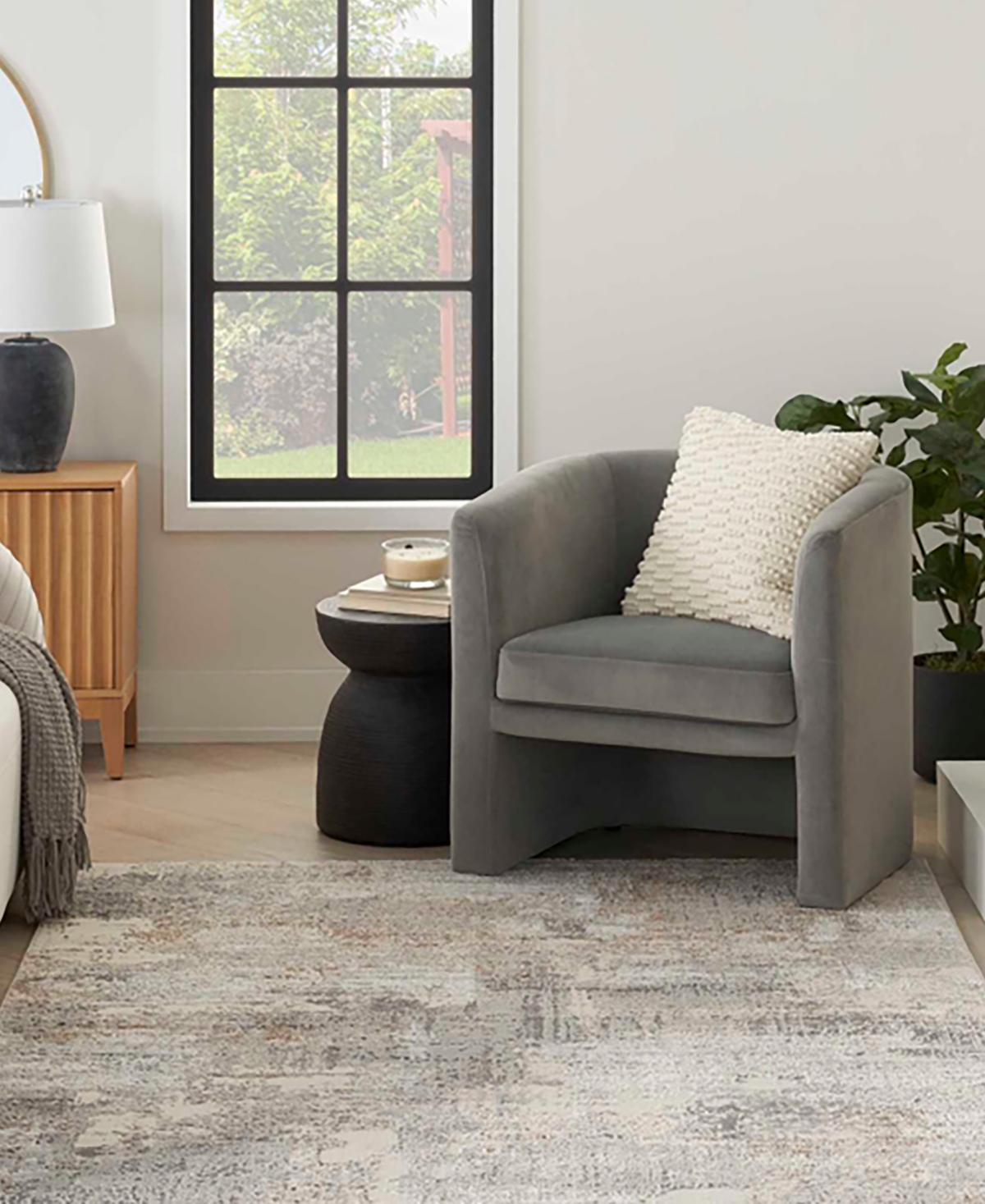 Nourison Home Trends Sut04 6'x9' Area Rug In Beige,gray