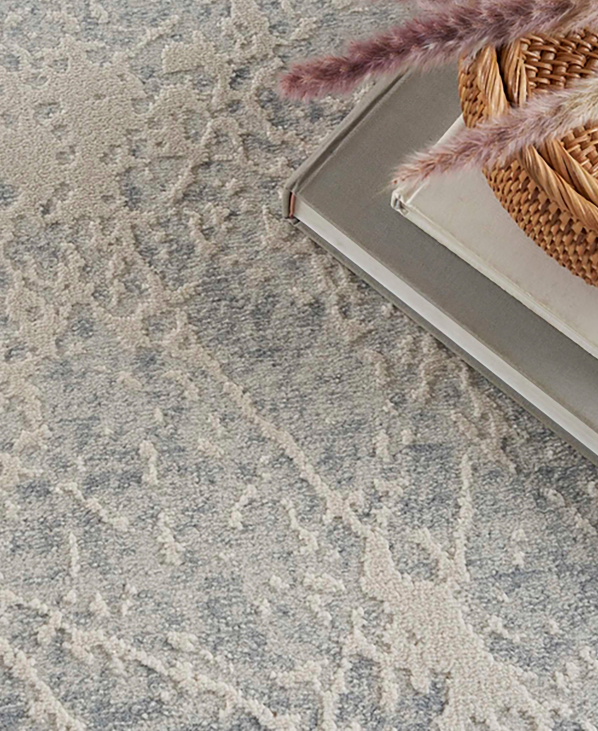 Nourison Home Exhale Exl02 2'2"x7'6" Runner Area Rug In Ivory,gray