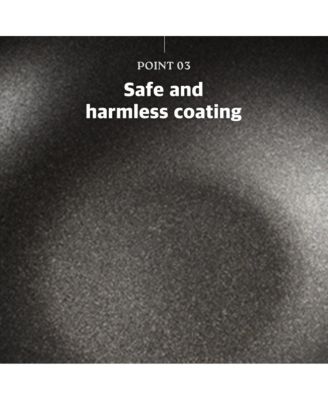 Kproduct4u 11.8" Prime Titanium Stone Coating Wok Pan, Black