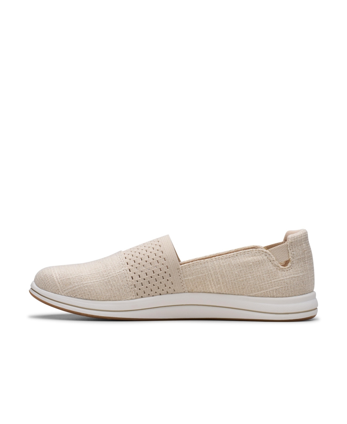 Clarks Breeze Vibe In Natural Interest Textile
