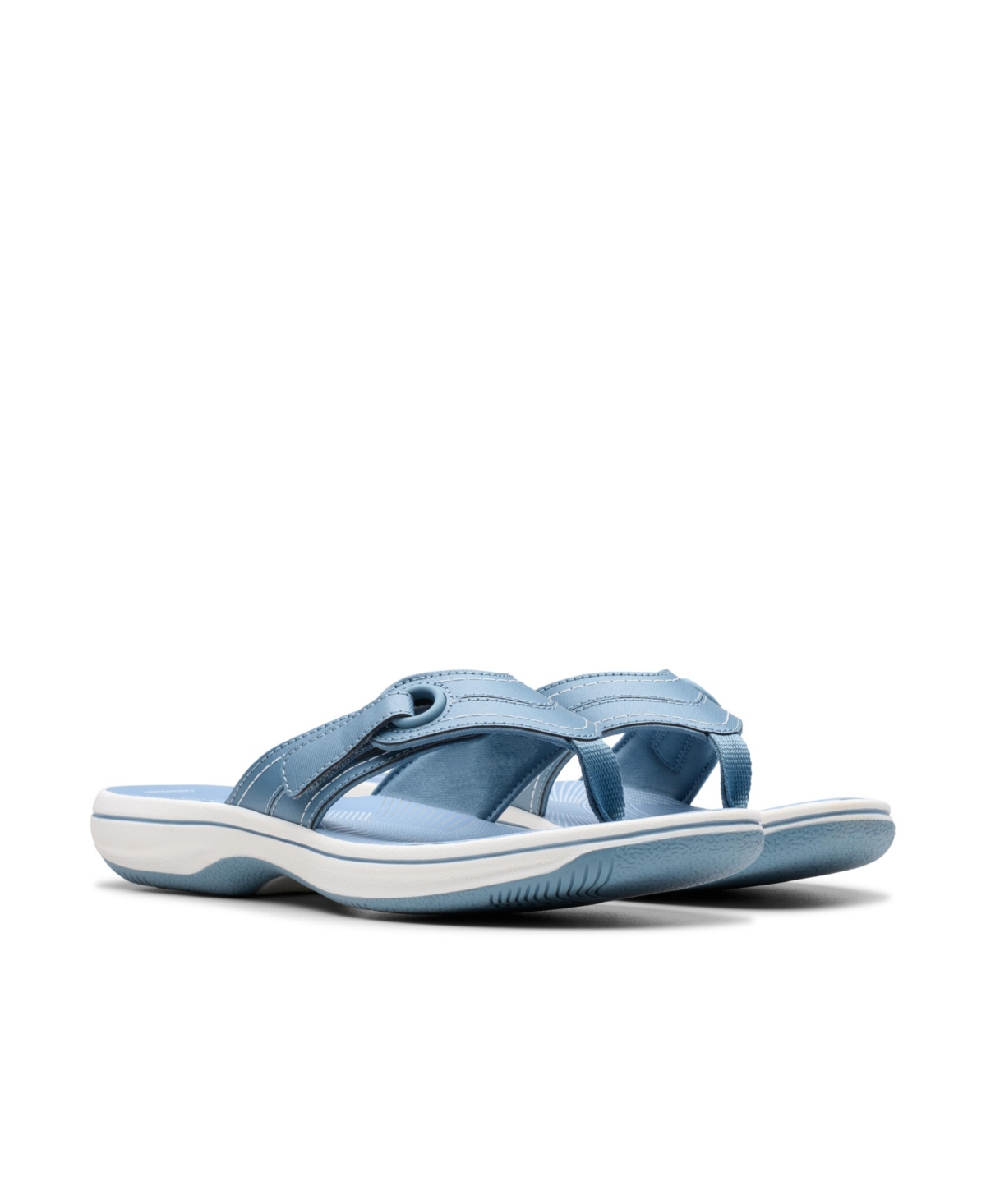 Clarks Breeze Reyna In Denim Textile