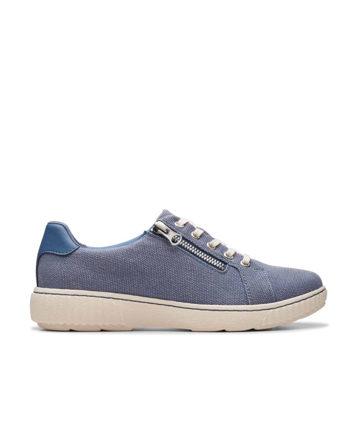 Clarks Caroline Echo In Denim Textile In Denim Textile