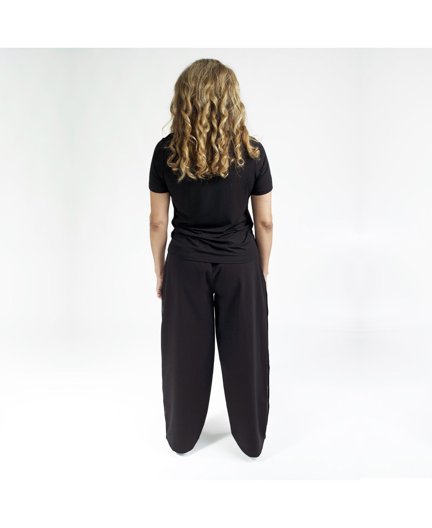 Plus Size Adaptive Pants With Full Side Seam Opening