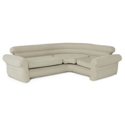 Inflatable Corner Living Room Neutral Sectional Sofa | 68575EP