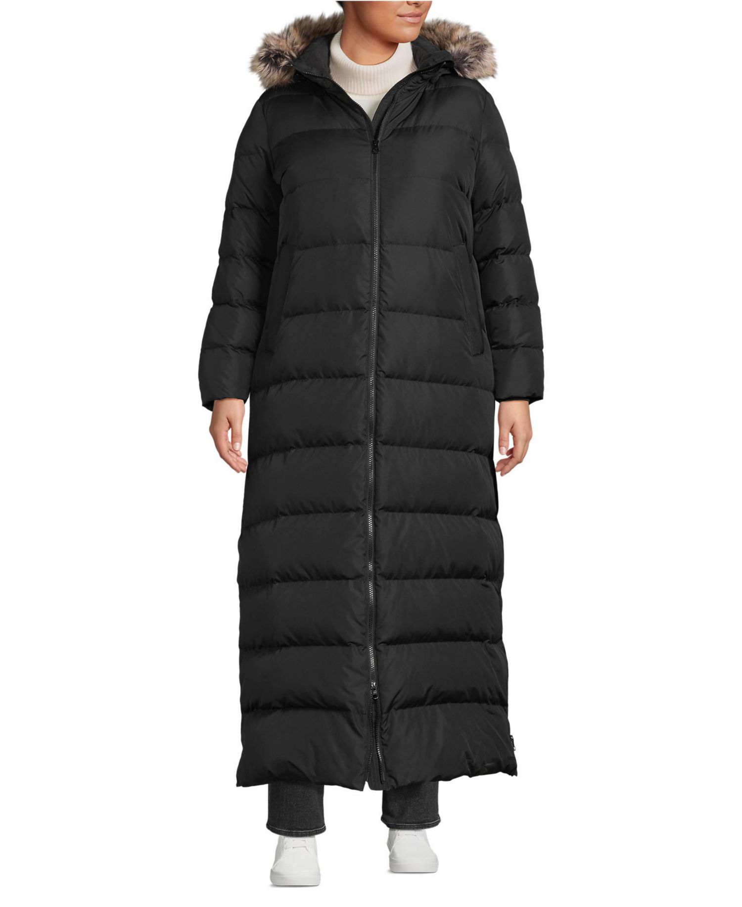 Plus Size Max 600 Down Long Maxi Coat