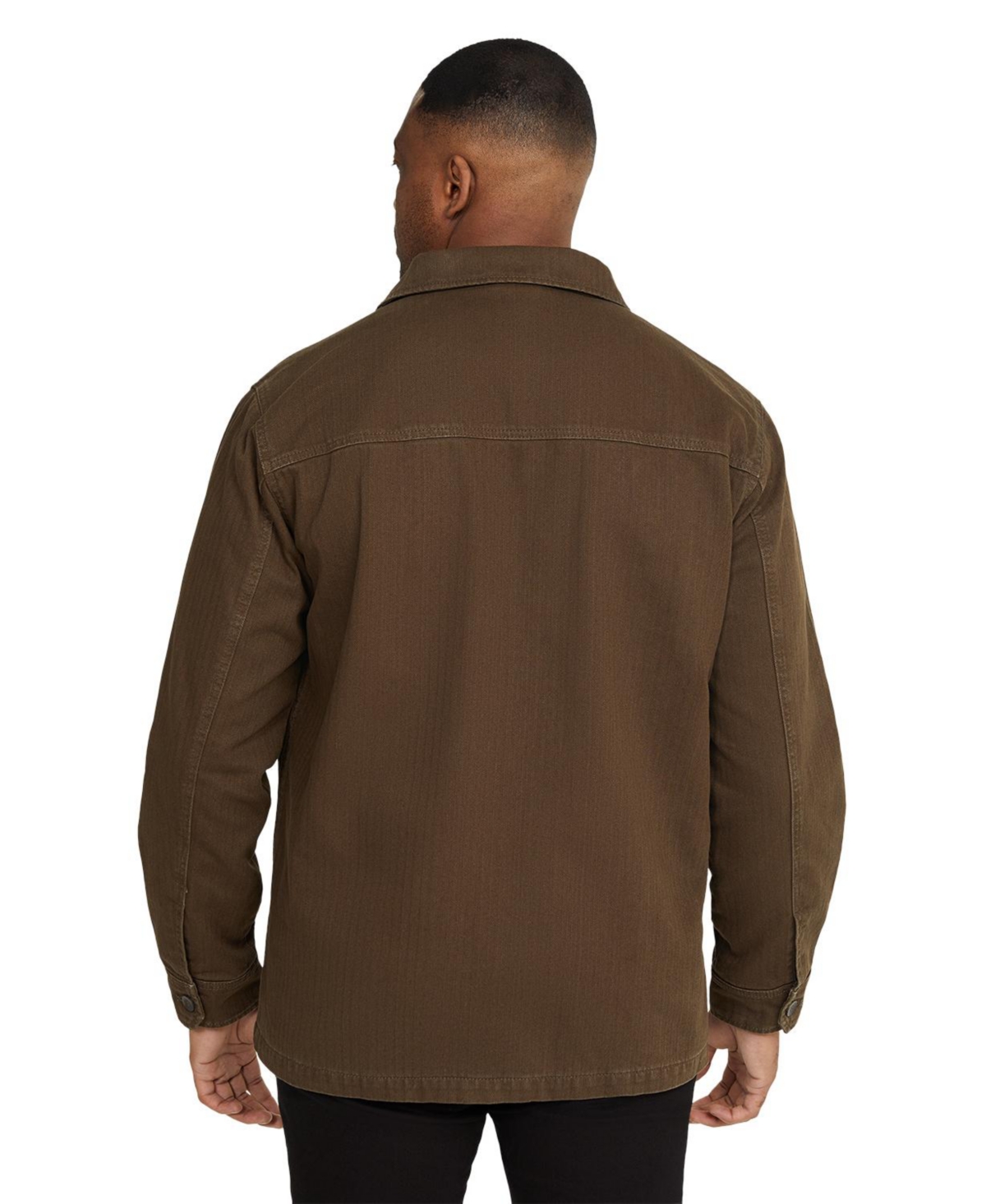 Johnny Bigg Big & Tall Owen Herringbone Shacket