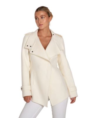 Women's Bad Girl Wool Blend Moto Coat