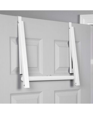 Over The Door Hanger Foldable and Expandable Rod for Hanging Towels, Coats &amp; Clothes