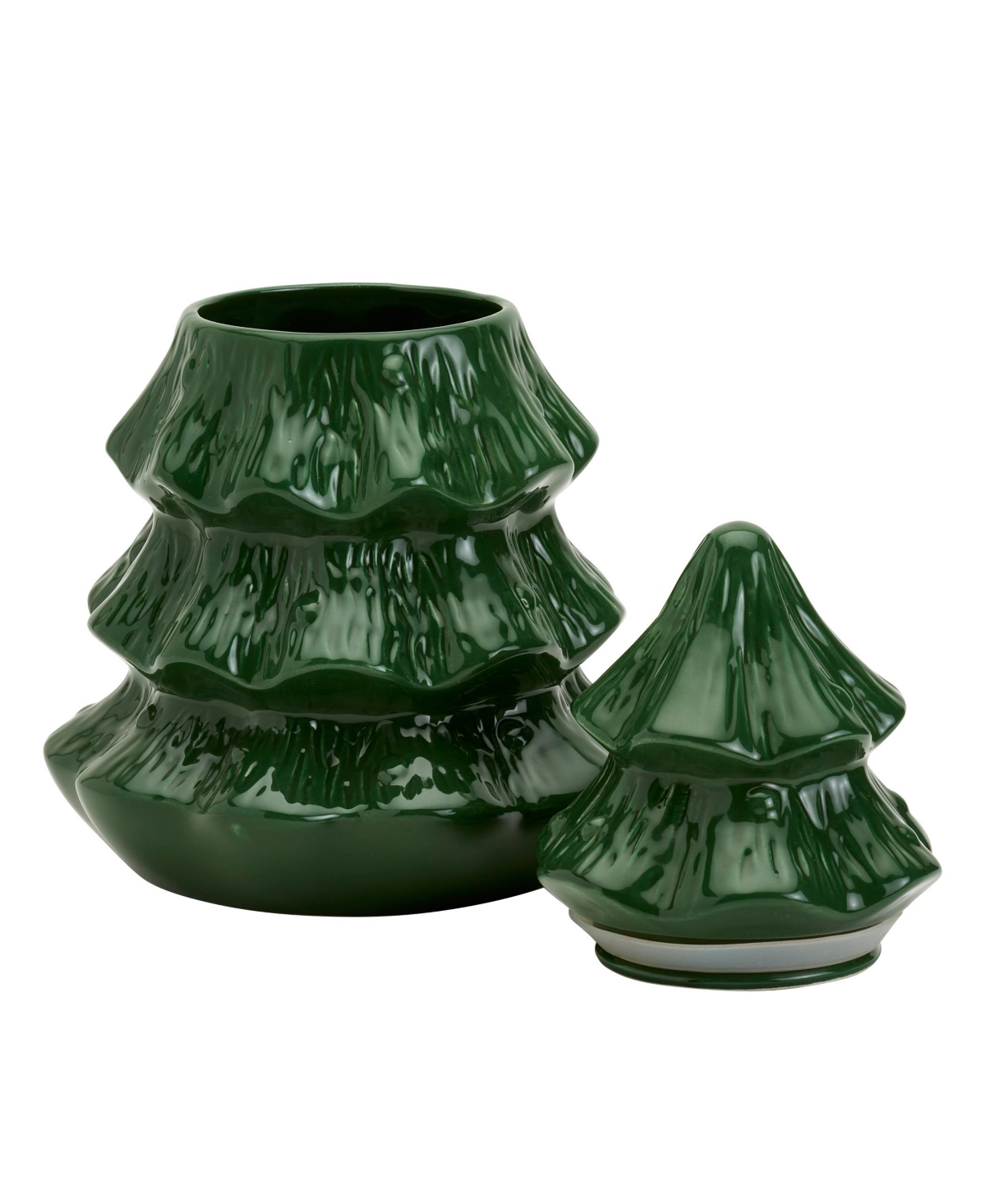 Tabletops Gallery Christmas TreeCookie Jar - Green